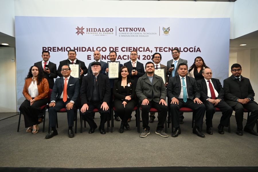 Reconocen a Talentos de la Innovación, Ciencia y Tecnología con el Premio Hidalgo 2024