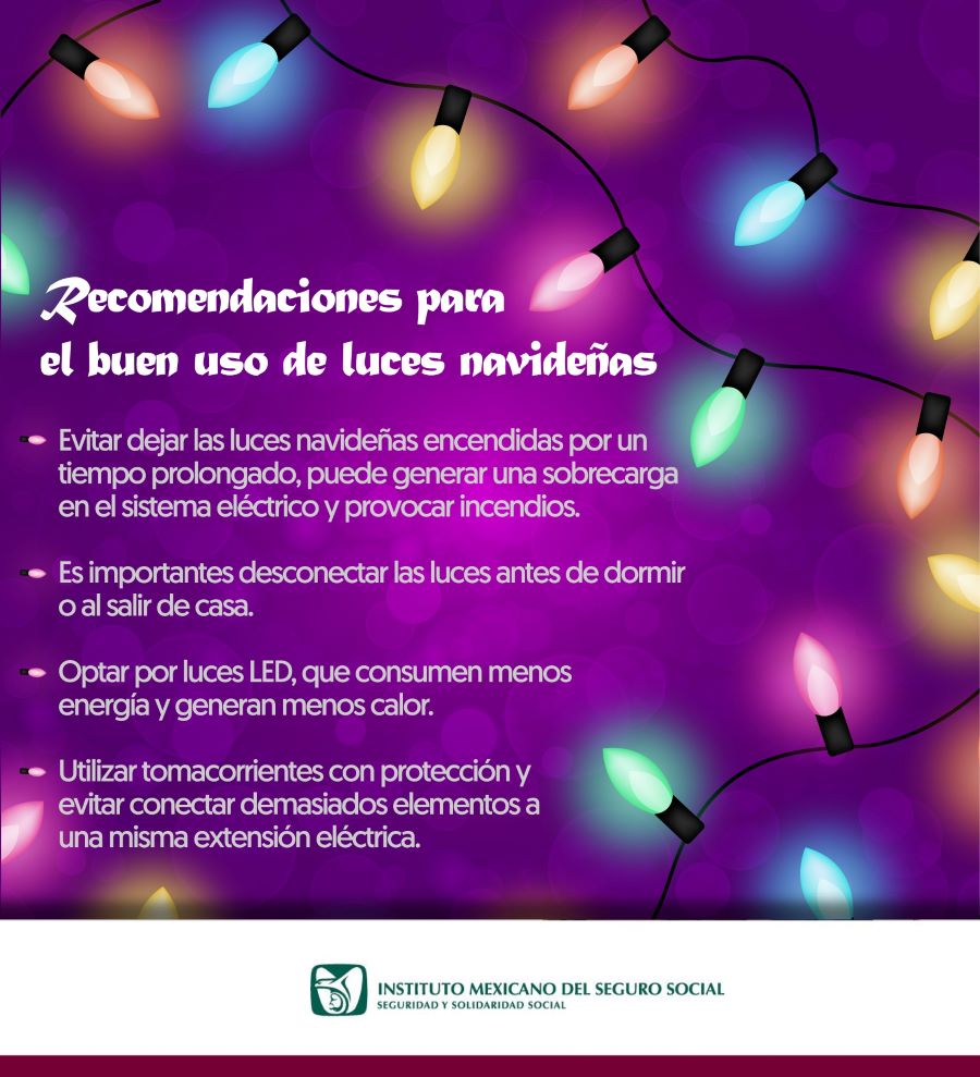 Advierte IMSS Hidalgo Para Prevenir Incendios Con Luces Navideñas