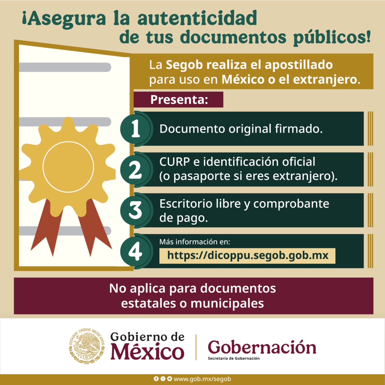 Apoya Segob en La Autentificación de Documentos