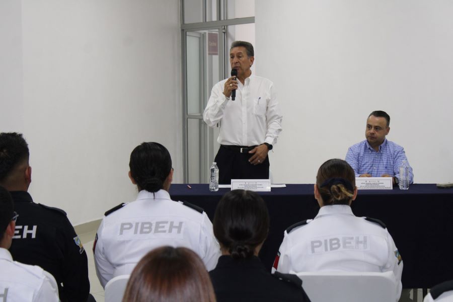 Capacitan a Elementos de la PIBEH en Prevención del Delito de Extorsión