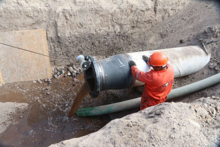 Concluyen Maniobras de Rehabilitación en el Tramo Número 11 del Acueducto Téllez