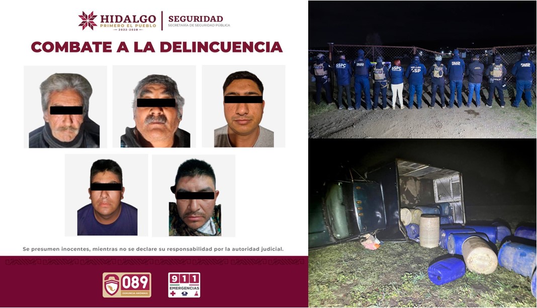 Continúan Resultados Contundentes Contra el Robo de Hidrocarburo