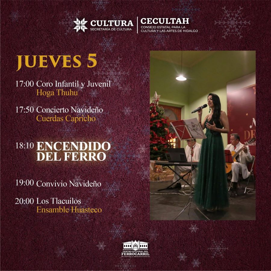 Cuenta Regresiva Para Las Actividades Decembrinas en el Centro de Las Artes y el Ferrocarril