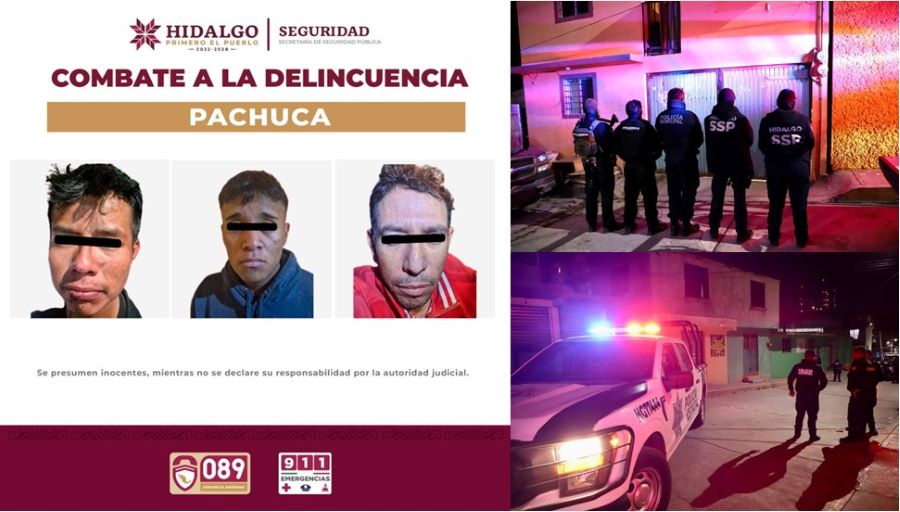 Detienen a Tres Sujetos Por Delitos Contra la Salud