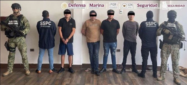 En Sinaloa, Resultado de Trabajos de Coordinación Del Gabinete de Seguridad, Fueron Detenidos Cuatro Hombres en Posesión de Armas Largas
