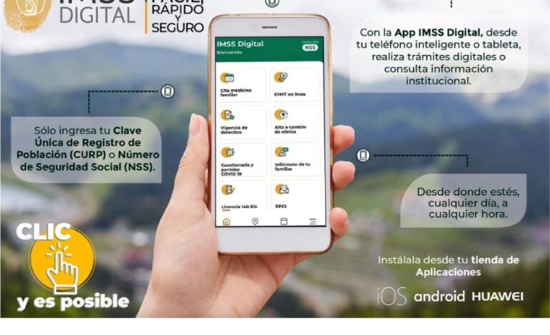 Invita IMSS Hidalgo a Descargar Aplicación Digital, Para Facilitar Trámites y Servicios