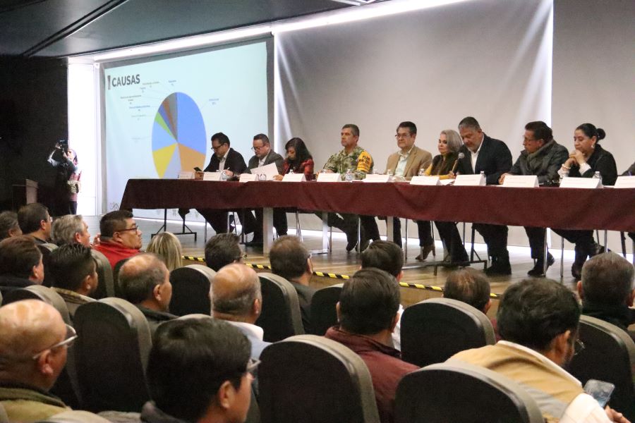 Realizan Segunda Sesión Ordinaria del Consejo Estatal de Protección Civil en Hidalgo