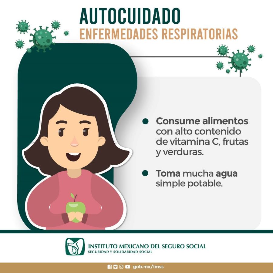 Recomienda IMSS Hidalgo Consumir Frutas Con Vitamina C Para Prevenir de Enfermedades Respiratorias