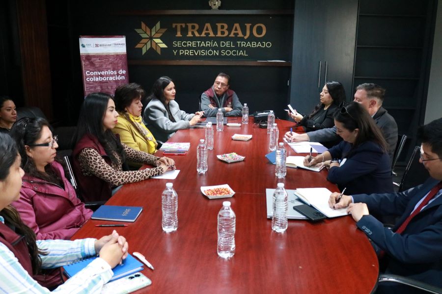 STPSH Realiza Mesa de Trabajo Para la Prevención de Fraudes en Ofertas Laborales en el Extranjero