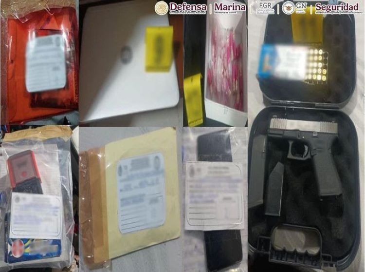 SSPC, SEDENA, GN, SEMAR, FGR y el  INM Desmantelan Célula Delictiva Dedicada al Tráfico de Personas y Falsificación de Documentos