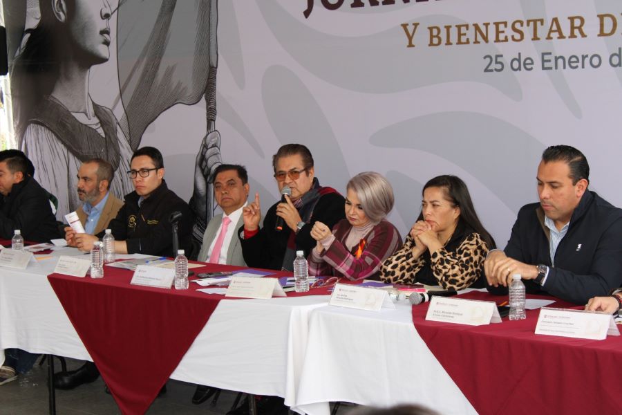 Llegan a Pachuca Las Jornadas Por La Paz, Colectivos de Mujeres, Asociaciones Civiles y Activistas Fueron Atendidas