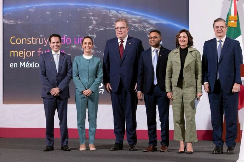 Presidenta Claudia Sheinbaum Anuncia Inversión de 5 Mmdd de Amazon Web Services en México Para Crear Región Digital en Querétaro