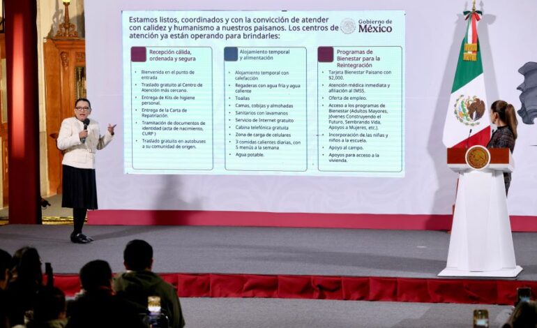 Se Instalan 10 Centros de Atención Con Servicios y Apoyo Para Personas Repatriadas de EU