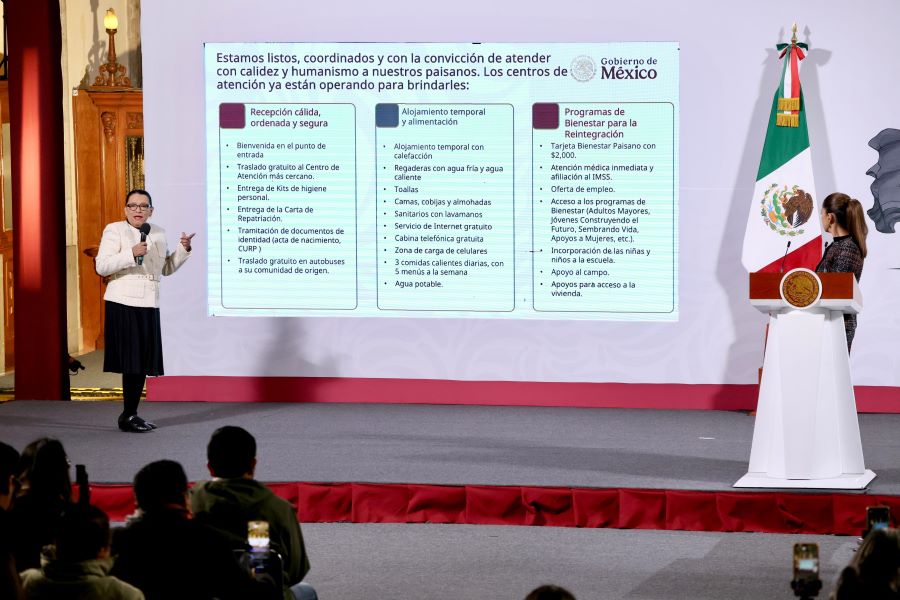 Se Instalan 10 Centros de Atención Con Servicios y Apoyo Para Personas Repatriadas de EU