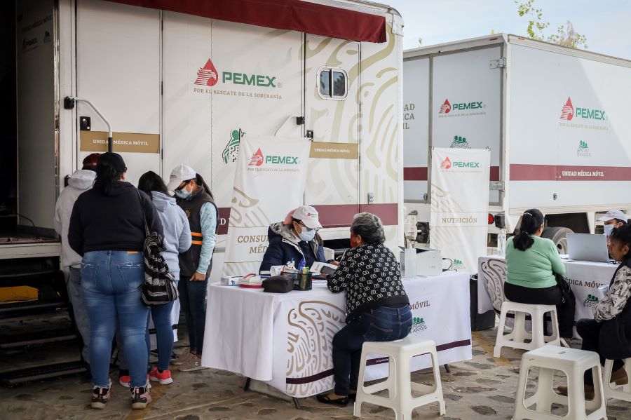 Unidades Médicas de Pemex Benefician a Hidalgo con casi 112 mil Atenciones