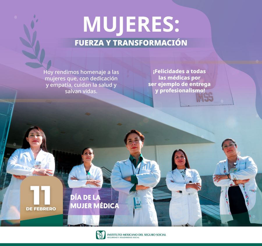 Celebra IMSS Hidalgo Día de la Mujer Médica
