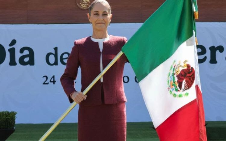 Con La Transformación a México Se Le Respeta, No Somos Colonia de Ningún País: Presidenta Claudia Sheinbaum en Conmemoración del Día de La Bandera