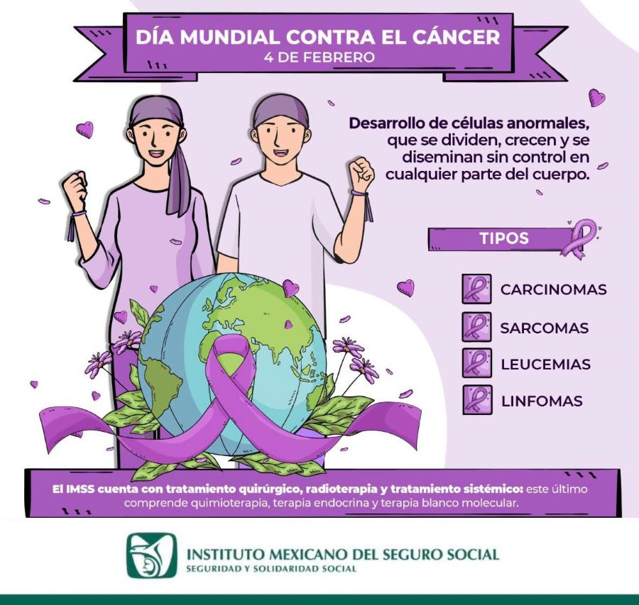 Conmemora IMSS Hidalgo Día Mundial Contra el Cáncer y Promueve la Prevención