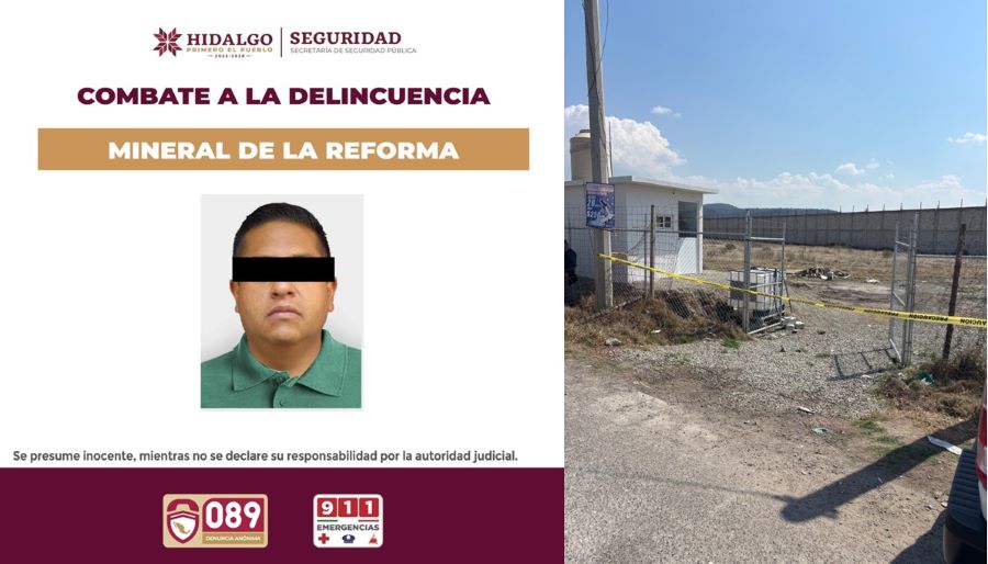 Detiene SSPH a Presunto Responsable de Cuatro Homicidios en Mineral de la Reforma