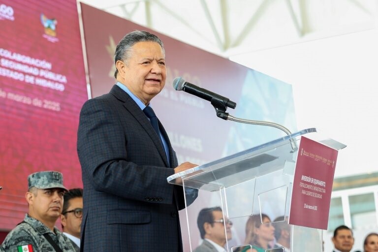 Gobierno de Hidalgo fortalece sistema de seguridad con inversión de 2 mil 773 millones de pesos