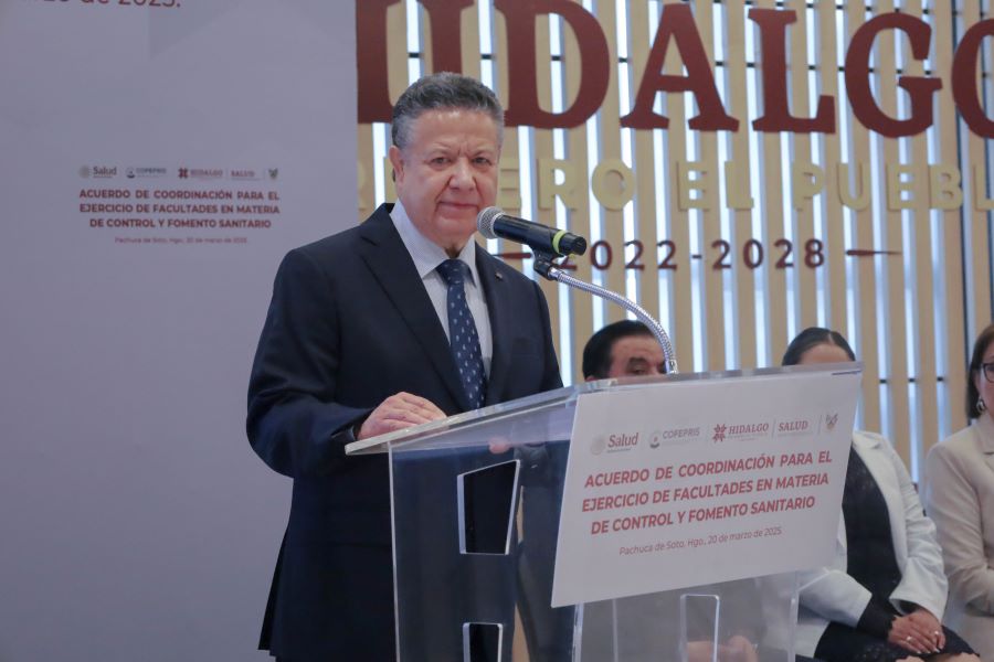 Gobierno de Hidalgo y Cofepris Firman Alianza Para Fortalecer Seguridad Sanitaria