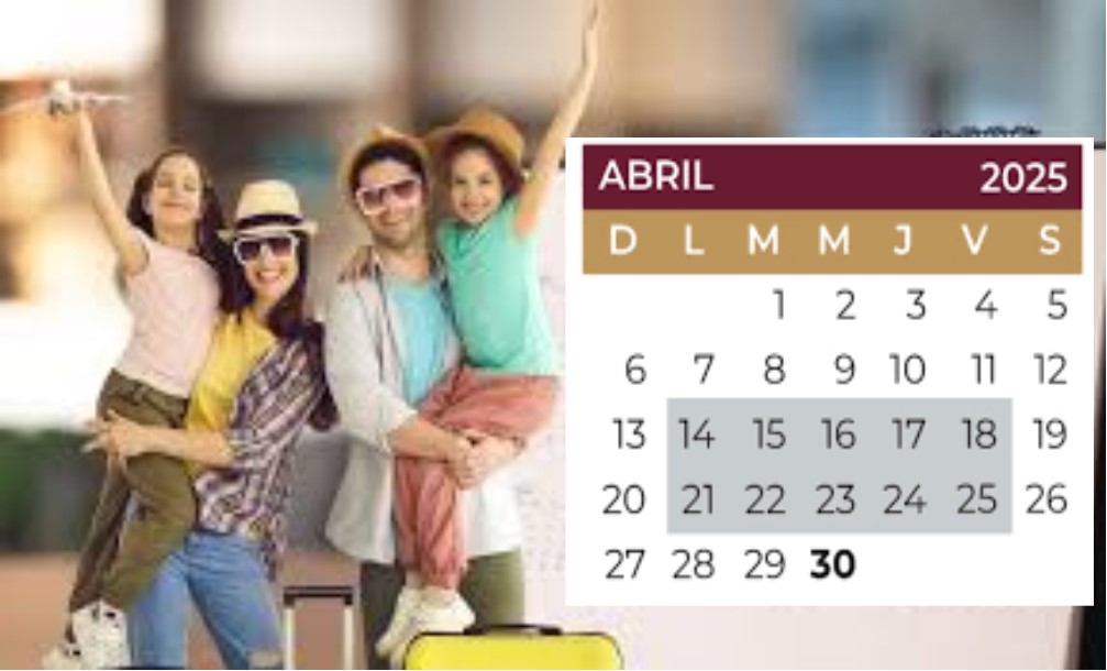 Días Festivos Vacaciones y Puentes en Abril 2025