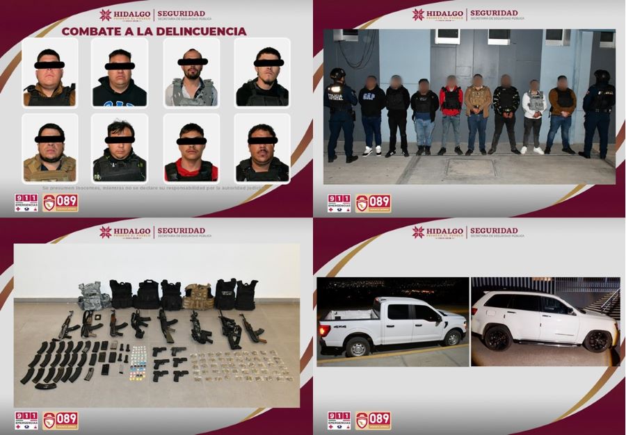 SSPH Asegura Célula Generadora de Violencia en la Región de Tula