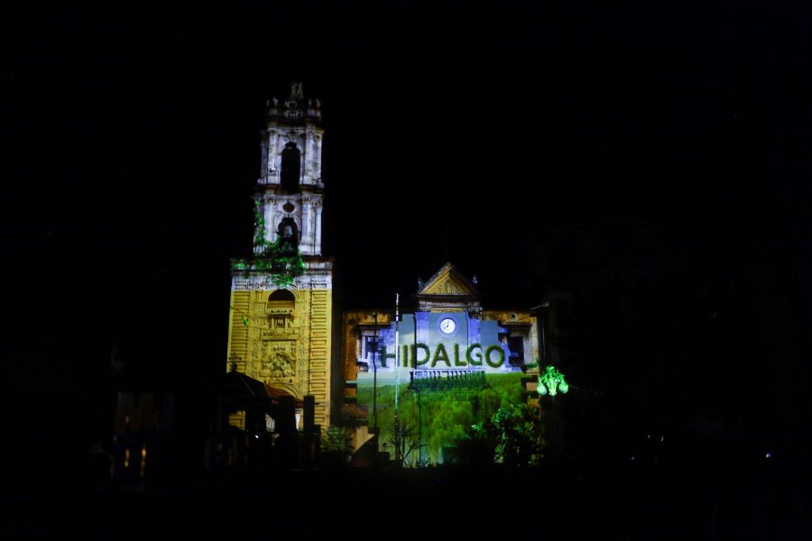 Arranca La Proyección de Video Mappings en Hidalgo