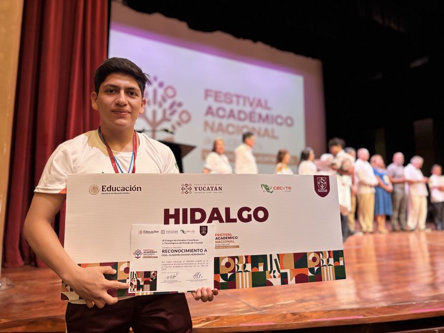 CECyTE Hidalgo destaca en el Festival Nacional Académico de Ciencia y Tecnología 2025
