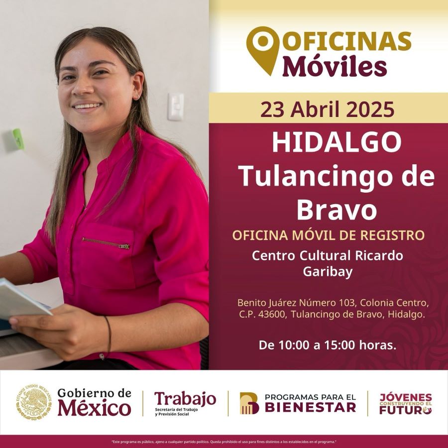 Instancia Municipal de La Juventud Invita a Jóvenes Que Quieran Ser Parte del Programa “Jóvenes Construyendo El Futuro”