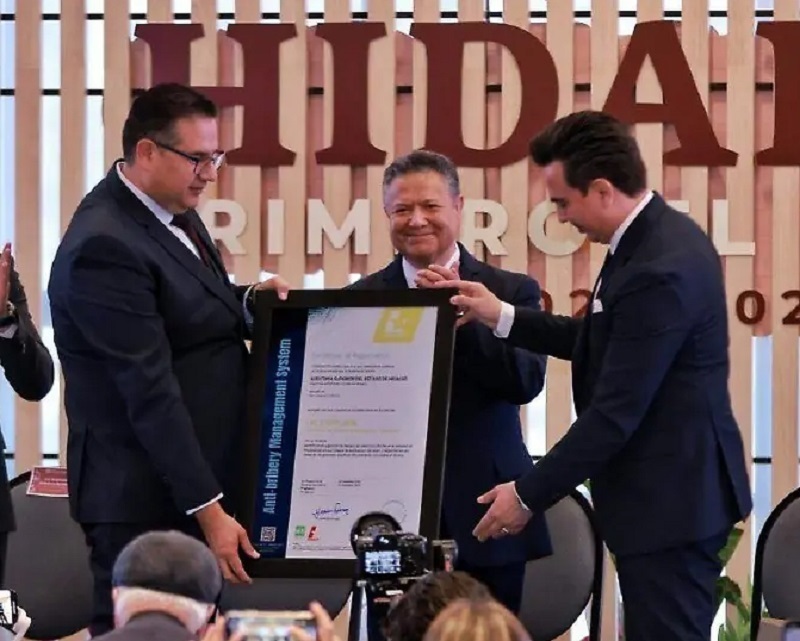 Recibe ASEH Certificado del Sistema de Gestión Antisoborno ISO 37001:2016