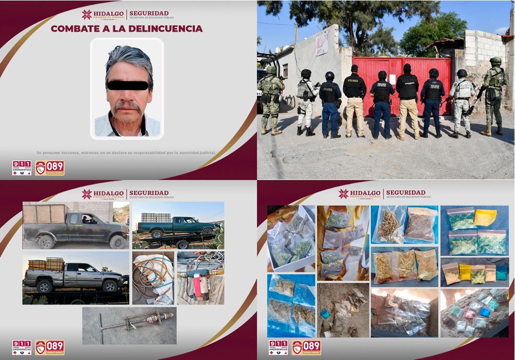 SSPH Desmantela Inmuebles Relacionados Con Narcomenudeo y Almacenamiento Ilegal de Hidrocarburo