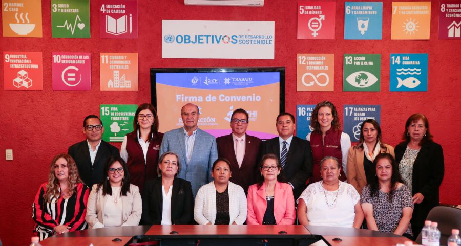 Firman SEPH e ICATHI Convenio Para Otorgar Becas “María Bárbara Cajero López”