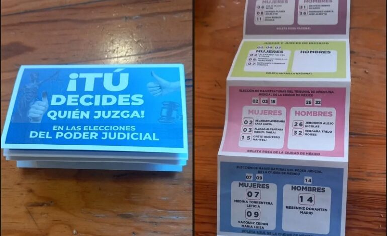 Ilegal Utilizar Acordeones Para Elección Judicial”: INE Hidalgo