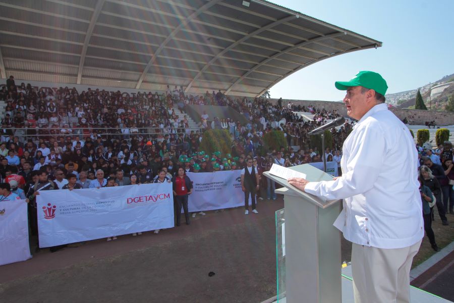 Más de mil 850 Estudiantes de los 9 Subsistemas en el Encuentro Estatal Deportivo y Cultural de la Educación Media Superior 2025