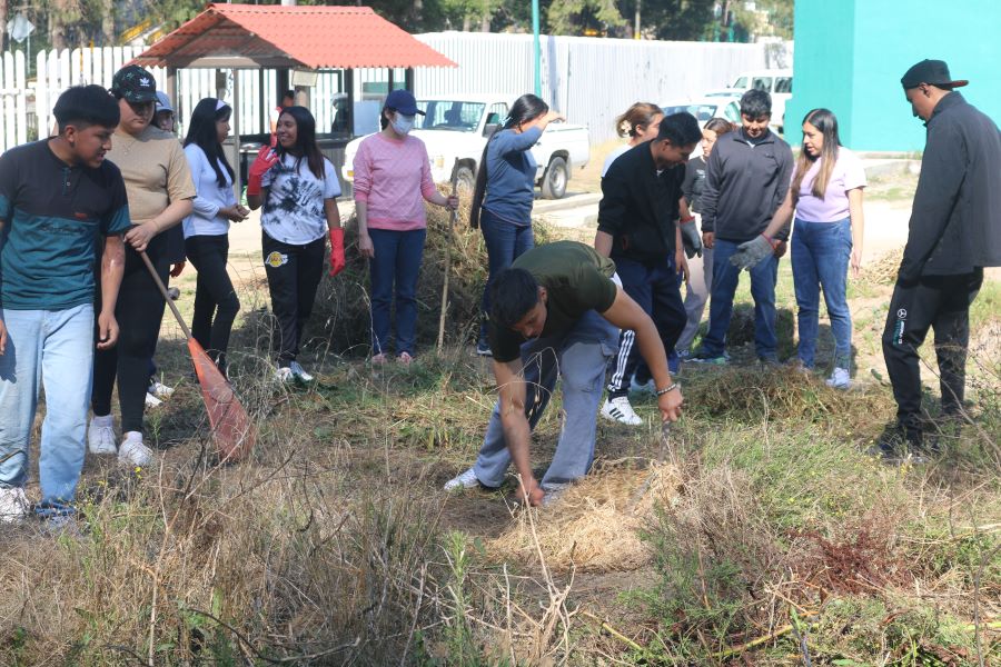 Participaron Estudiantes de la UTSH y UPH en la Jornada Nacional “Tequios Por La Paz”