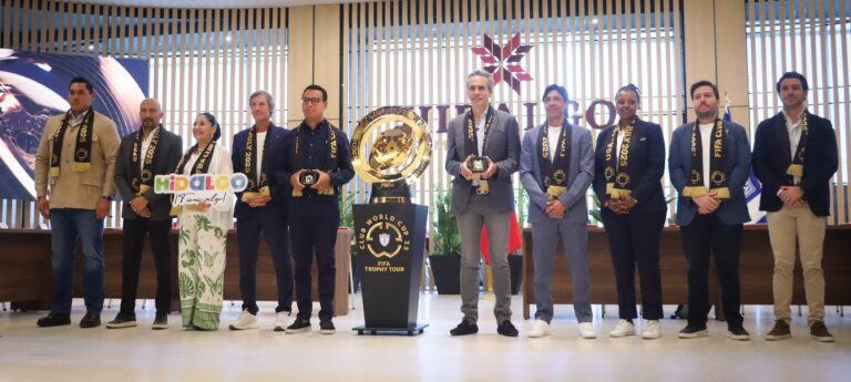 Presentan en Pachuca Copa del Mundial de Clubes 2025