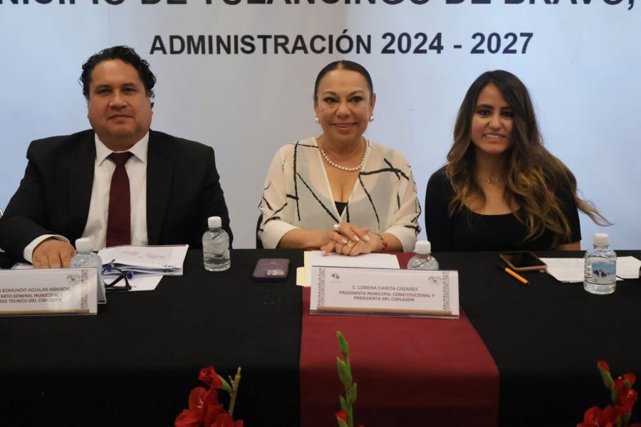 Preside Alcaldesa Lorena García Cázares, Primera Sesión Ordinaria del Copladem