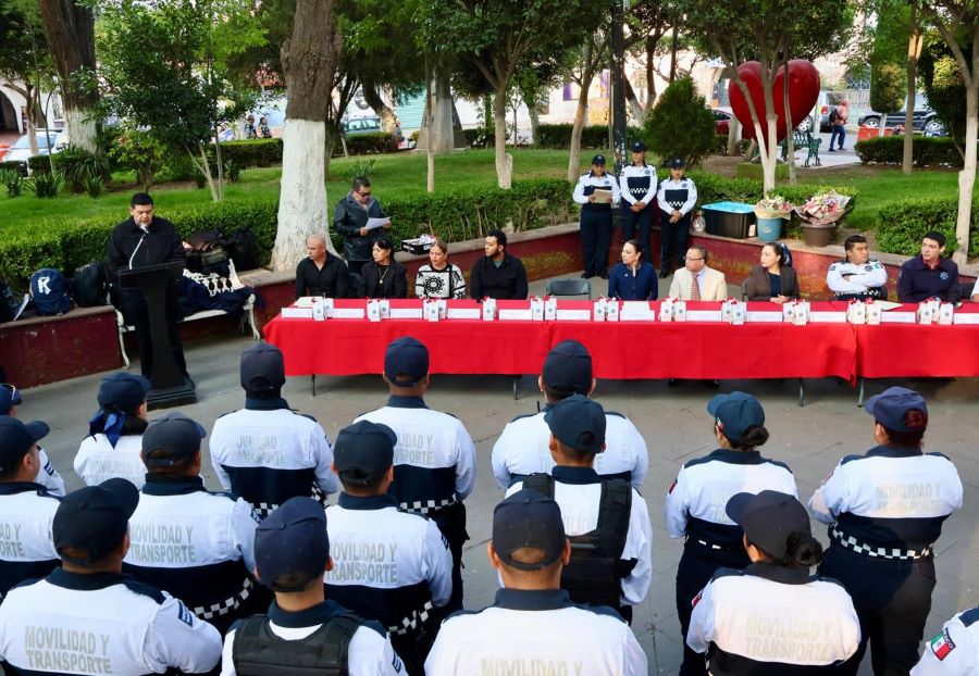 Se Llevó a Cabo en Tulancingo Ceremonia del Policía del Mes