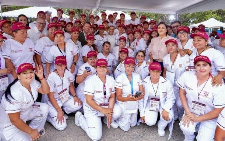 “Ustedes Son El Gobierno en La Casa de Un Adulto Mayor”: Presidenta Claudia Sheinbaum Encabeza Asamblea de Salud Casa Por Casa en Jalisco