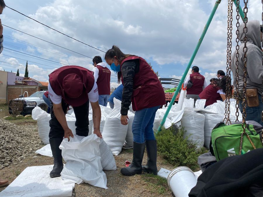 Despacho del Gobernador y Servidores del Pueblo Colaboran en Acciones de Limpieza en el Fraccionamiento Los Tuzos