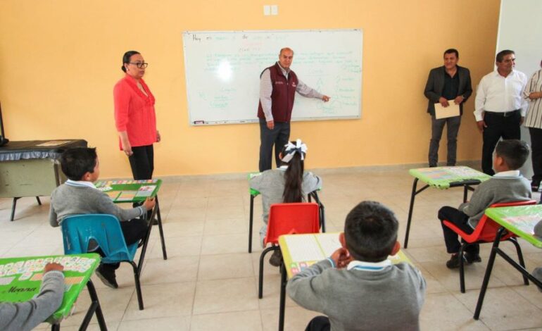 Fortalece SEPH Infraestructura Escolar en San Salvador y Tezontepec de Aldama Con Más de 2 Mdp