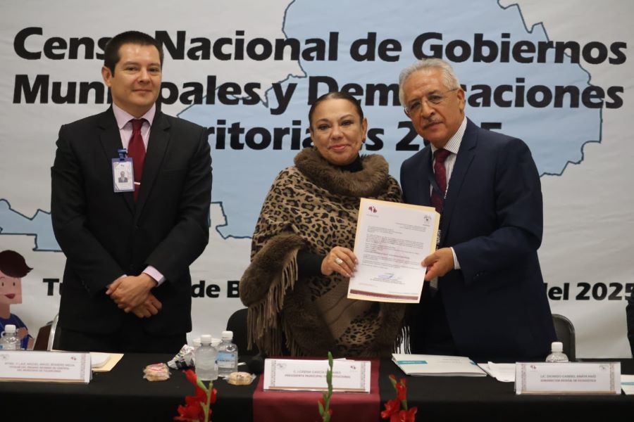 Fue Presentado Censo Nacional de Gobiernos Municipales  y Demarcaciones Territoriales 2025