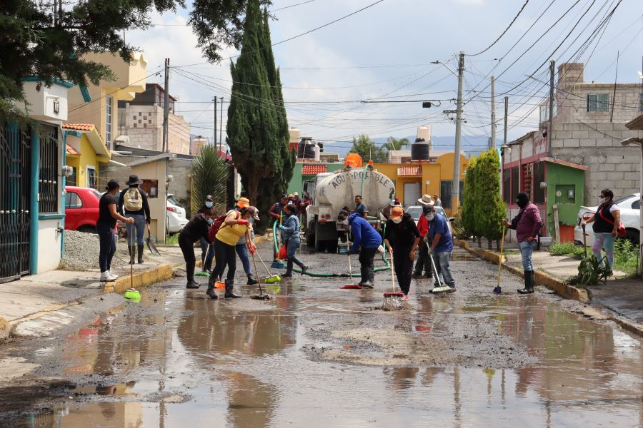 Gobierno de Hidalgo Desplegó Operativo Ante Emergencia en Mineral de la Reforma