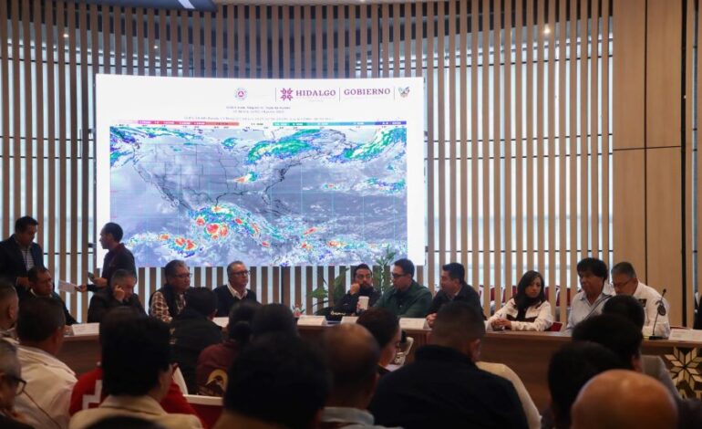 Gobierno de Hidalgo No Baja La Guardia Ante Fenómenos Climatológicos