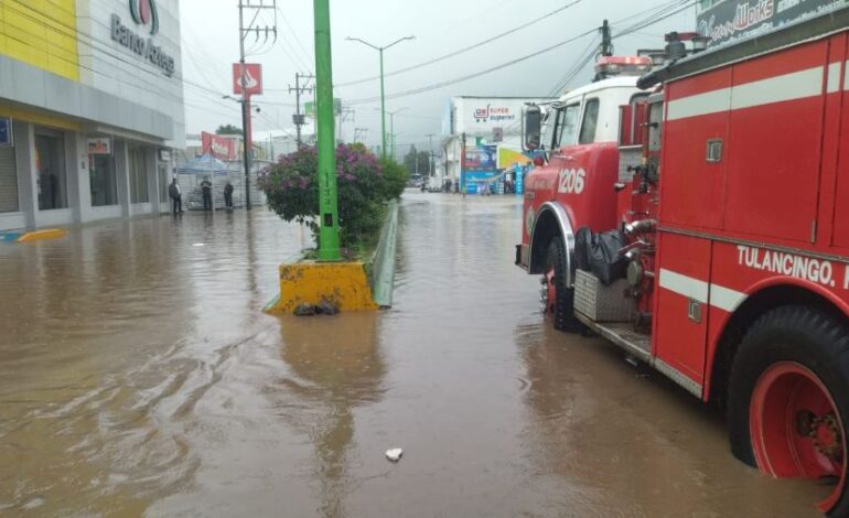 Gobierno de Tulancingo Atendió Anegamientos Por Lluvia Intensa