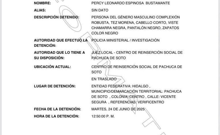Por abuso Sexual Agravado, La PGJEH Aprehendió a Líder del Sindicato Único de Trabajadores al Servicio del Municipio de Pachuca