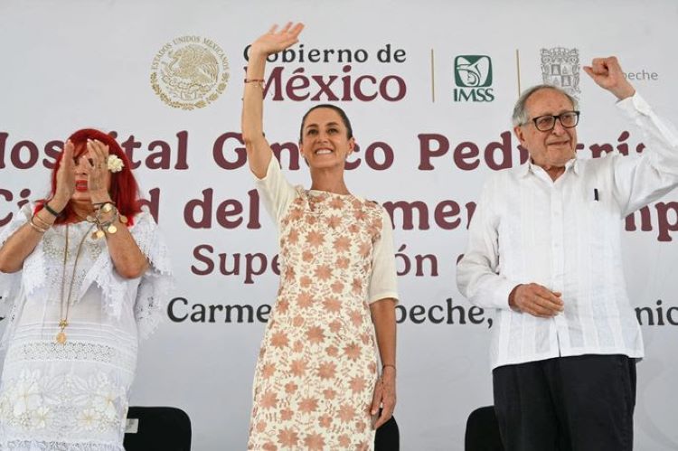 Presidenta Claudia Sheinbaum Supervisa Obra del Nuevo Hospital de Gineco-Pediatría N°15 del Imss en Campeche; Anuncia Su Inauguración Para El Próximo 30 de Octubre
