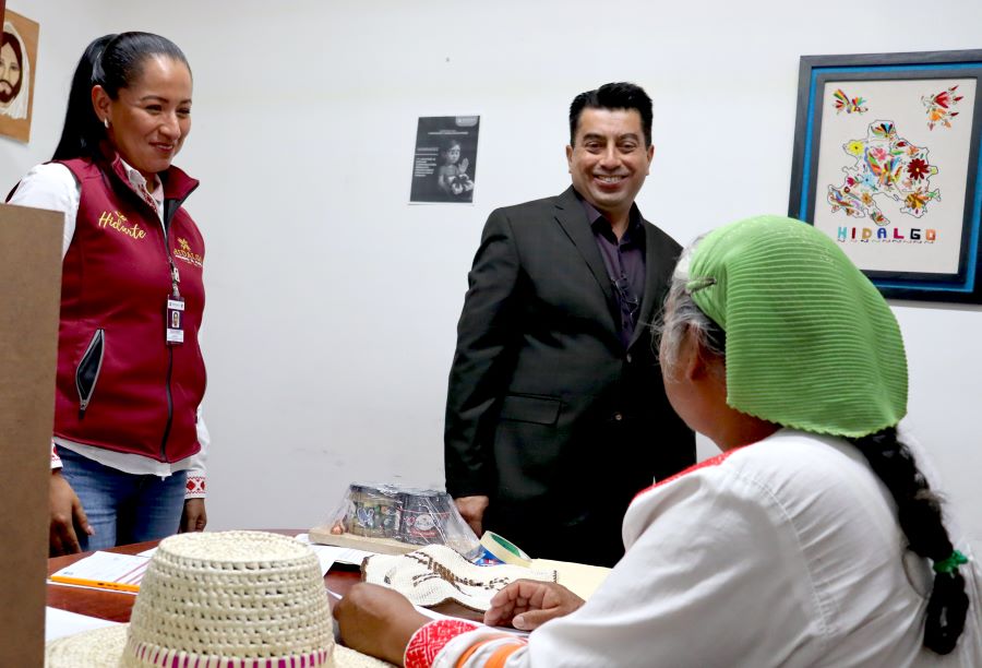 Sebiso Realizó Inscripciones de Artesanos al Pabellón de La Feria de Pachuca