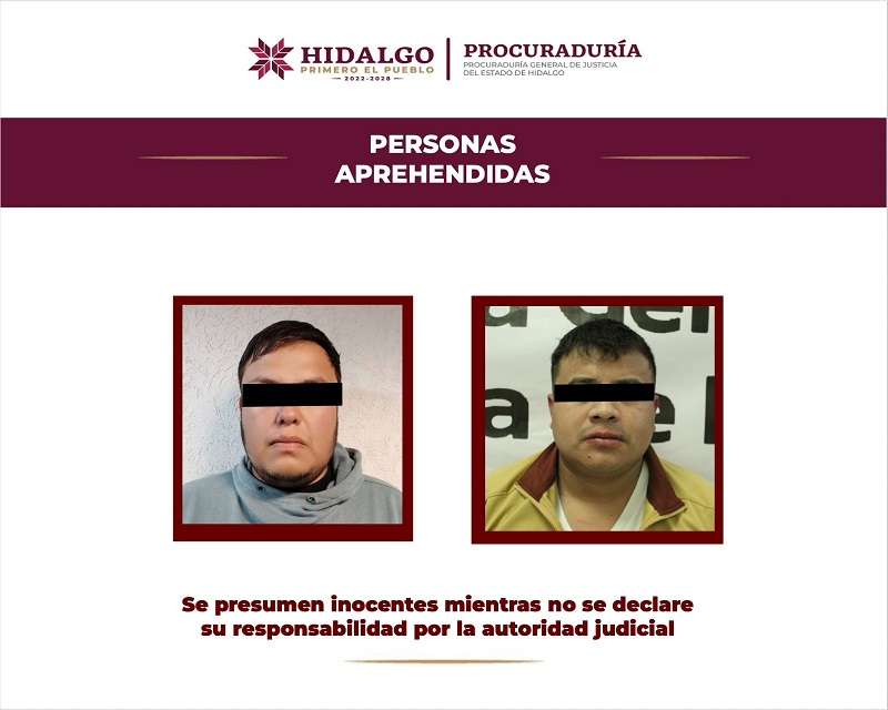 UECS Asegura a Dos Sujetos Dedicados al Secuestro, Asalto y Robo en carreteras